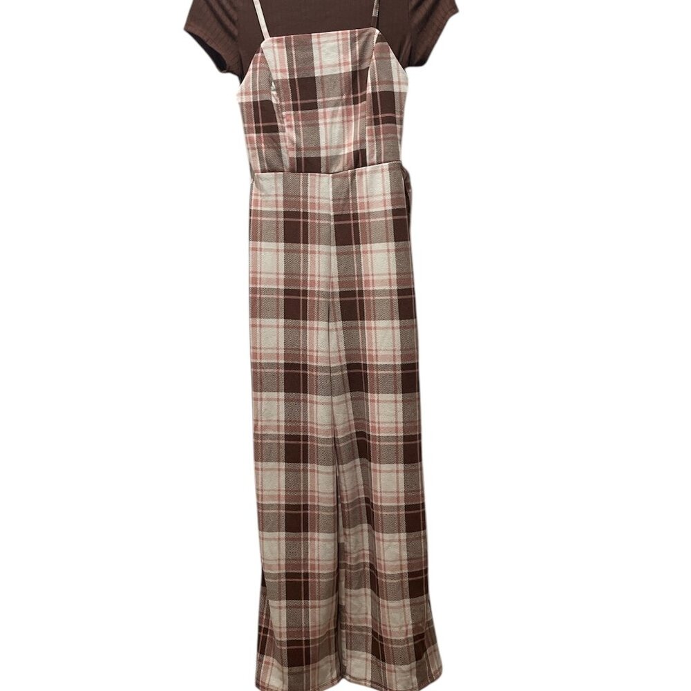Women's Jumpsuit with Belt, NOBO, XS (1), Mahogany, NWT